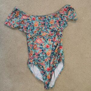 Maternity Swim - Off Shoulder One Piece